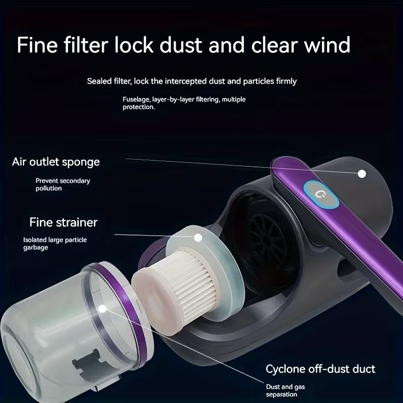 Rechargeable Dust Vacuum Cleaner Bed Sofa