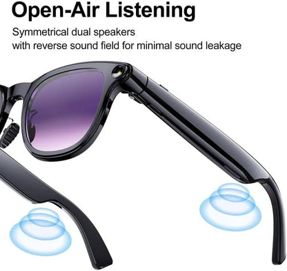 AI Smart Bluetooth Camera Glasses – Audio, HD Video & Smart Dimming Lenses