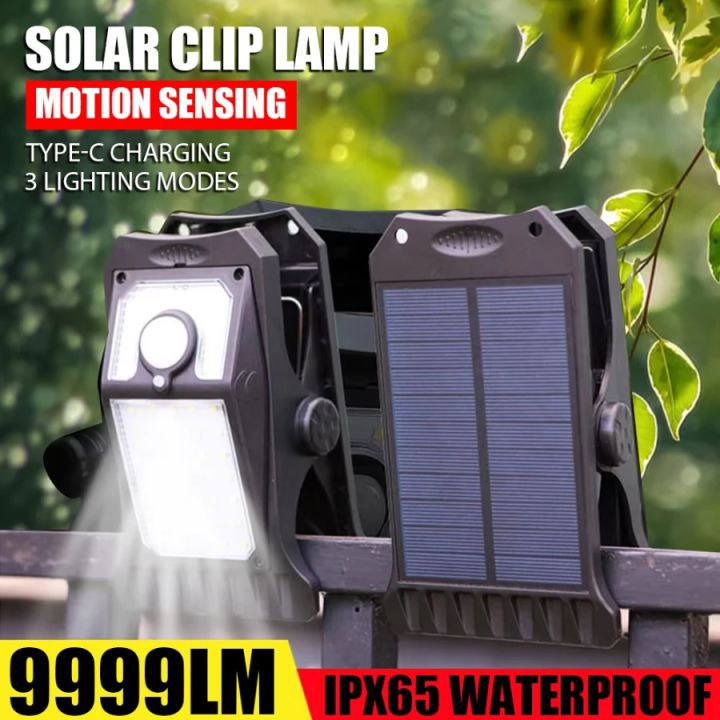 Solar Clip Light with Sensor
