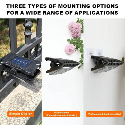 Solar Clip Light with Sensor