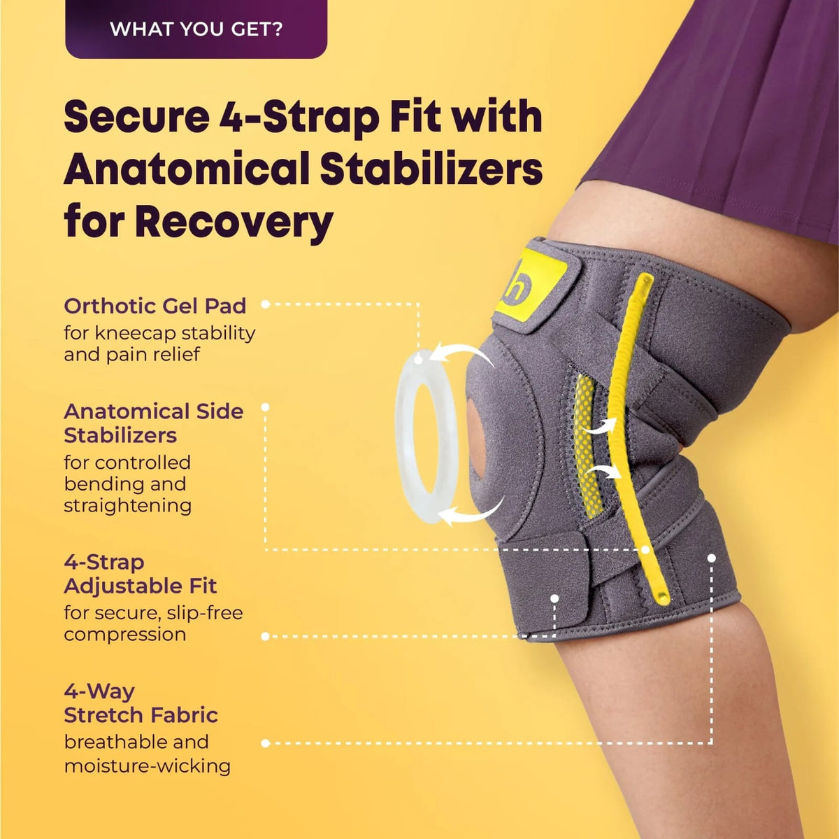 Adjustable Knee Cap Support