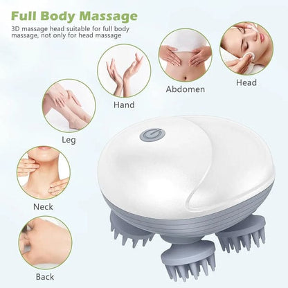 2 in 1 Scalp Massager